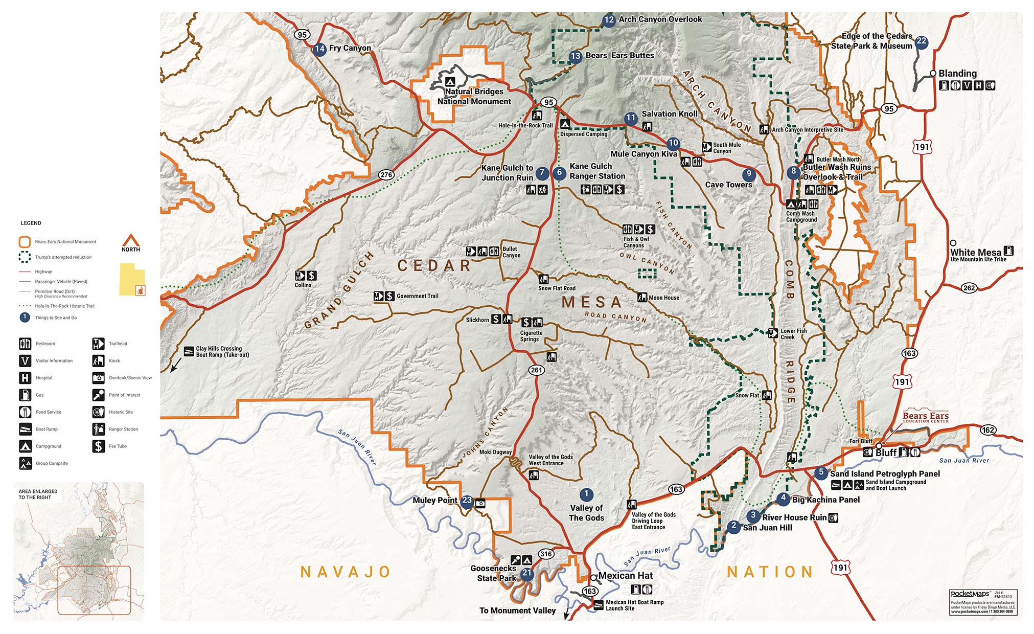 Bears Ears Partnership - Bears Ears National Monument Map