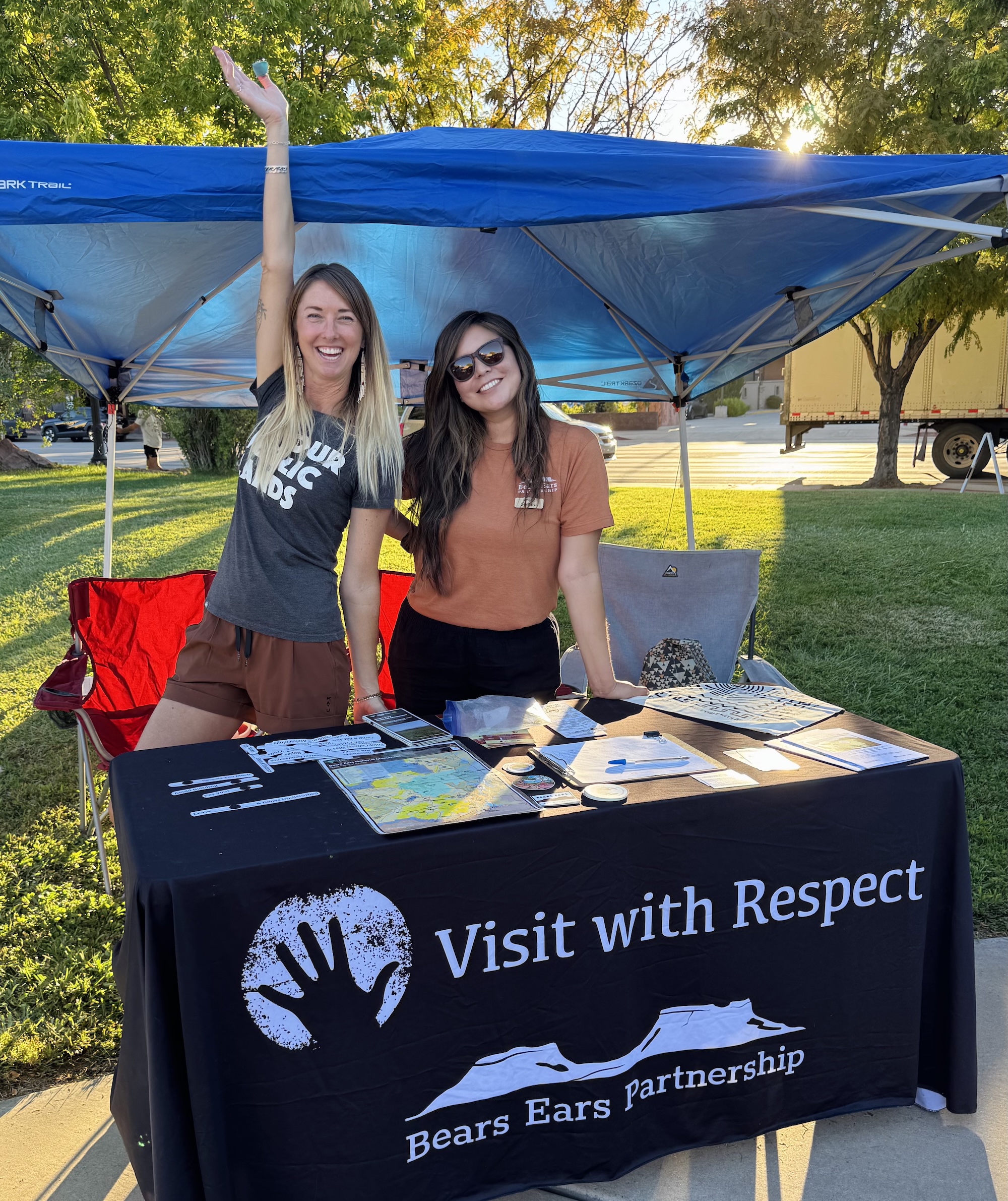 Carolyn and Semira tabling