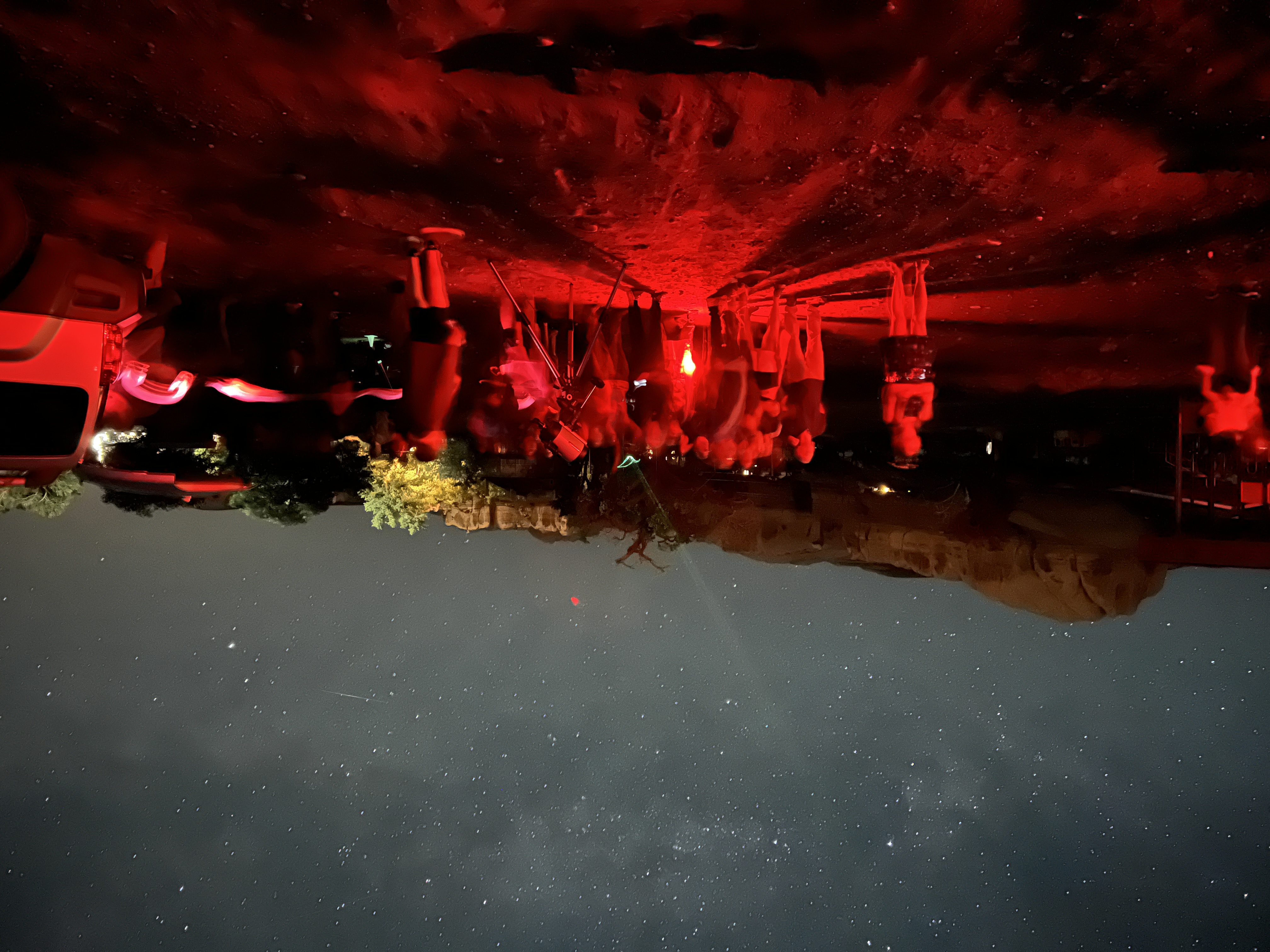 Group watches Sarah point2 Bluff Star Party 6 2026 1