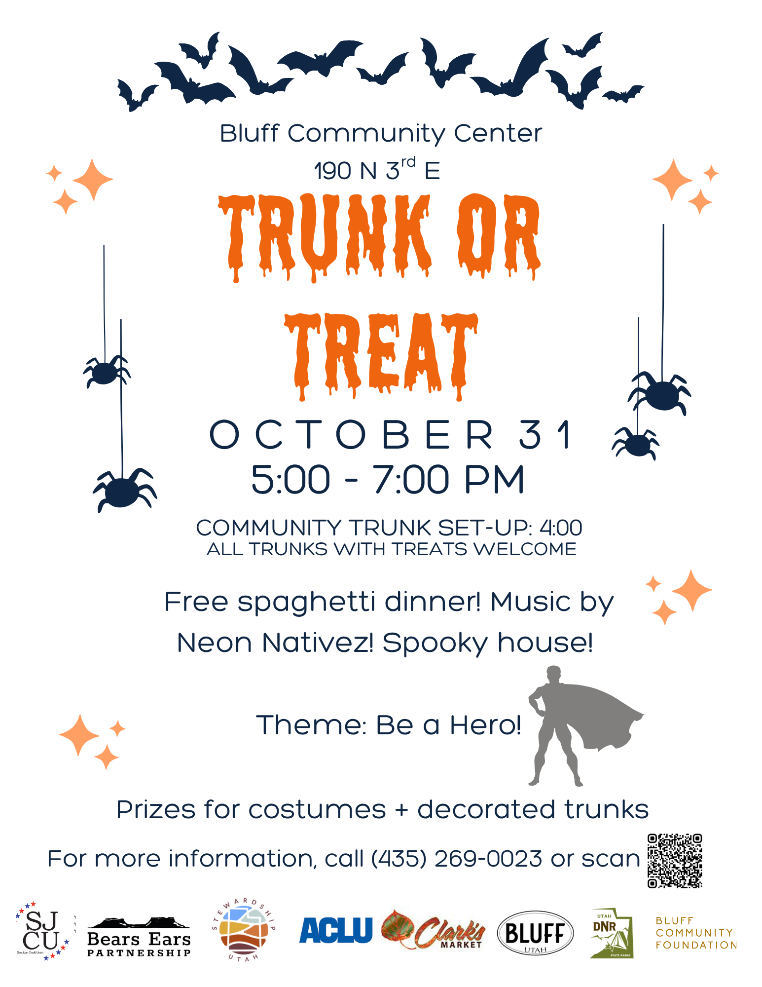 Town of Bluff's Halloween Trunk or Treat Event